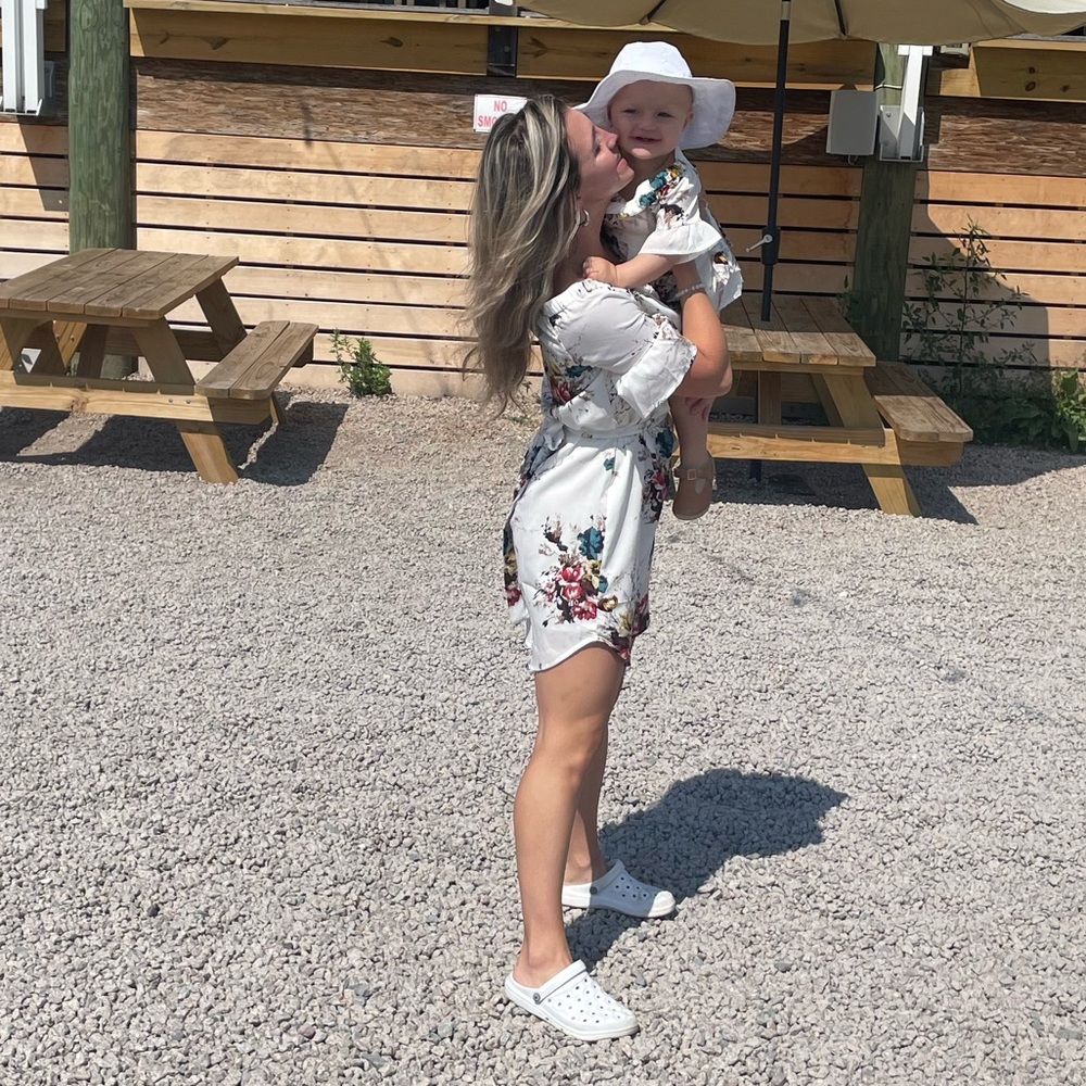 Mommy and Me matching dresses 18 month old/small for mom - Picture 1 of 7